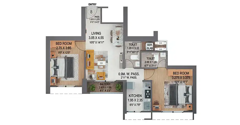 Puraniks Realty Floor Plan